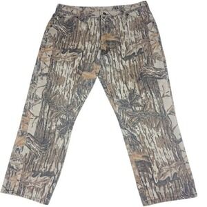 VTG 90s Duxbak Made in USA Realtree Camo Pants Heritage Outdoor 38x35 Rare